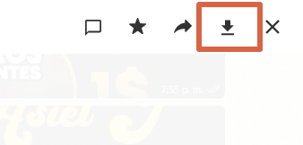 How to download videos, photos and audios from WhatsApp Web on Windows by opening the file step 3